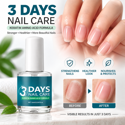3 Days Keratin Nail Repair Serum - Advanced Amino Acid Formula