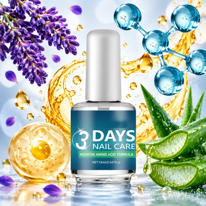 3 Days Keratin Nail Repair Serum - Advanced Amino Acid Formula