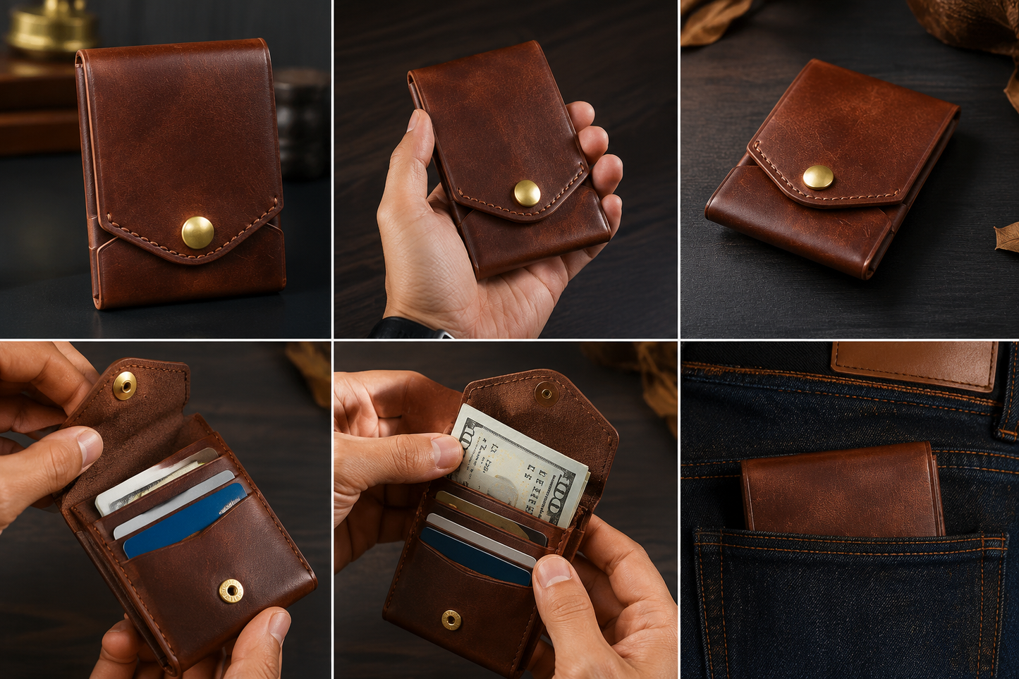 Premium Vintage Leather Wallet