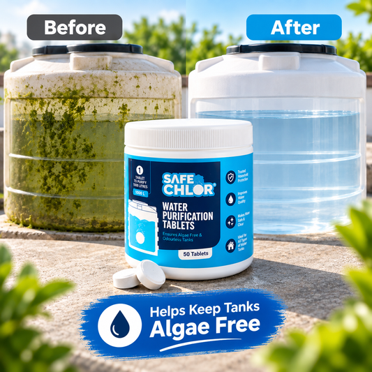 Tank Cleaner Tablet™  Water Purification Tablets for Home & Rooftop Tanks