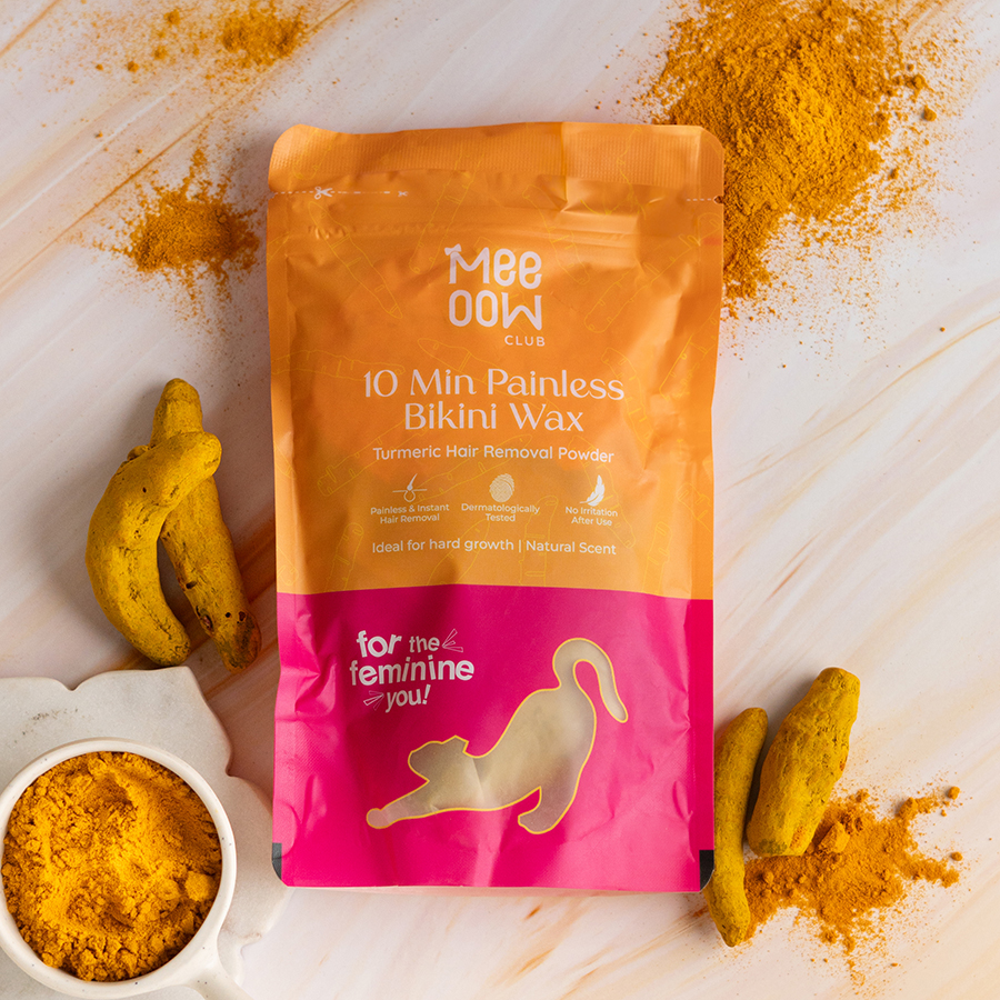 4-in-1 Turmeric Bikini Hair Removal Wax Powder