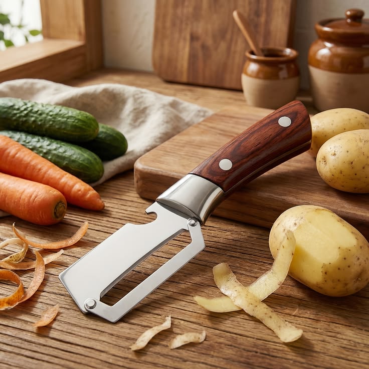 Premium Stainless Steel Multi-Functional Handheld Peeler