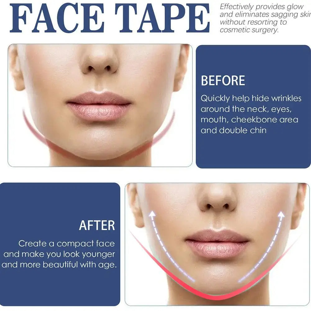 Invisible Face And Double Chin Lifter Tape