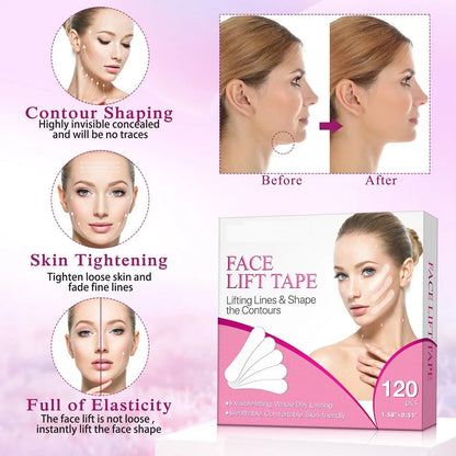 Invisible Face And Double Chin Lifter Tape