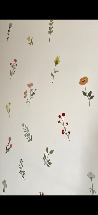 DIY Floral Bloom Wall Stickers
