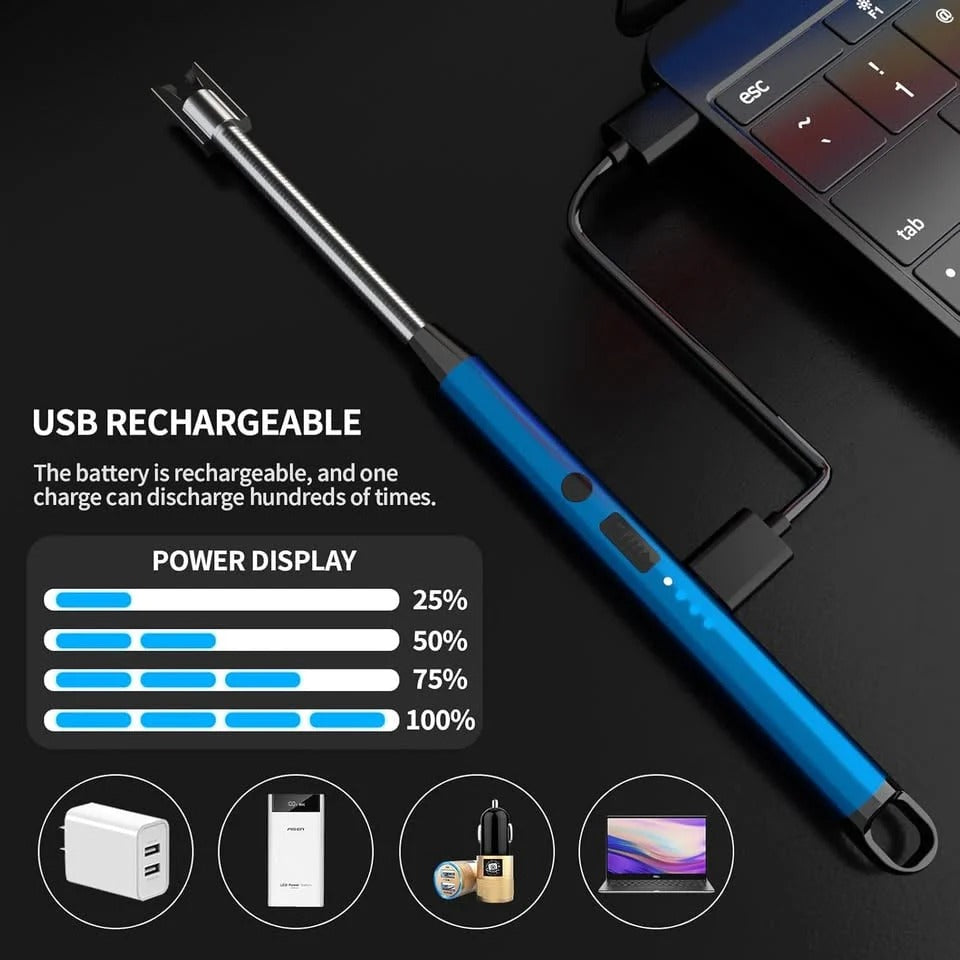 Electric flexible arc rechargeable lighter