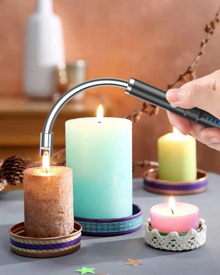 Electric flexible arc rechargeable lighter