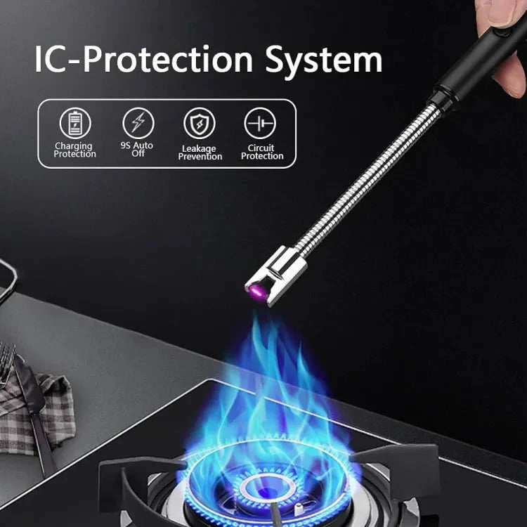 Electric flexible arc rechargeable lighter