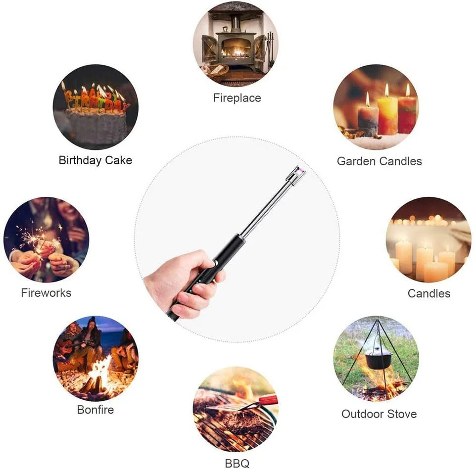 Electric flexible arc rechargeable lighter