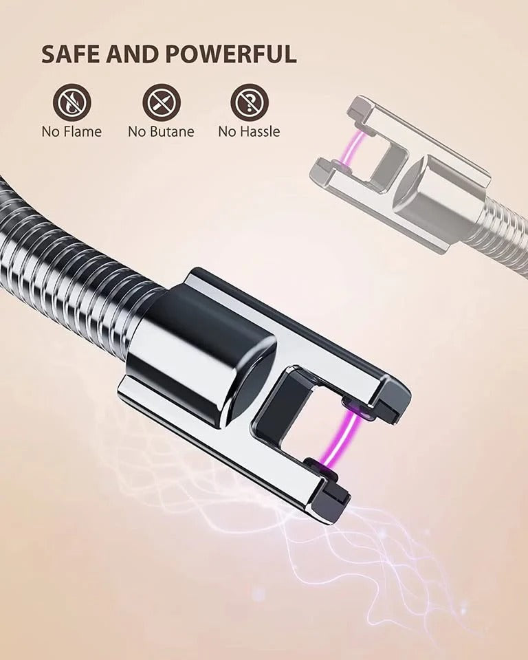 Electric flexible arc rechargeable lighter