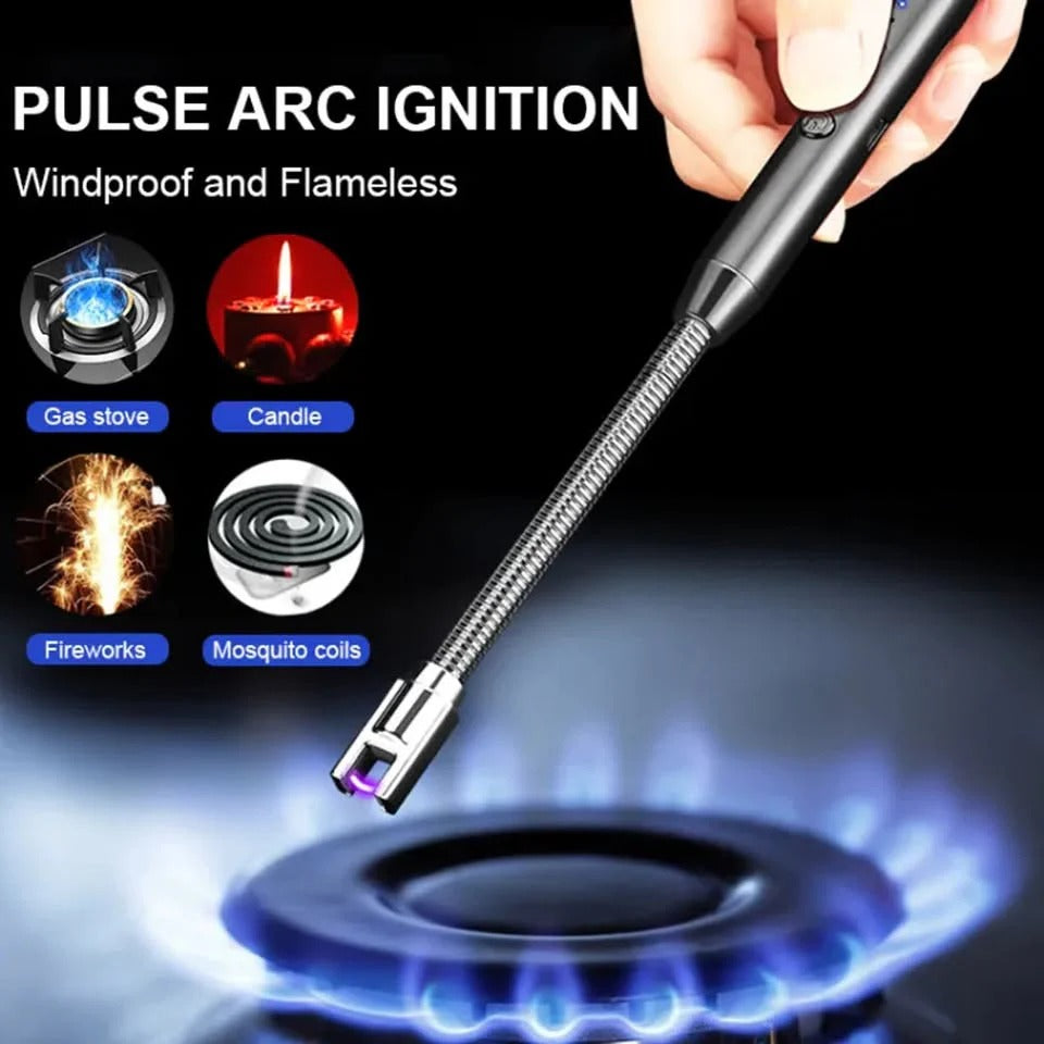 Electric flexible arc rechargeable lighter