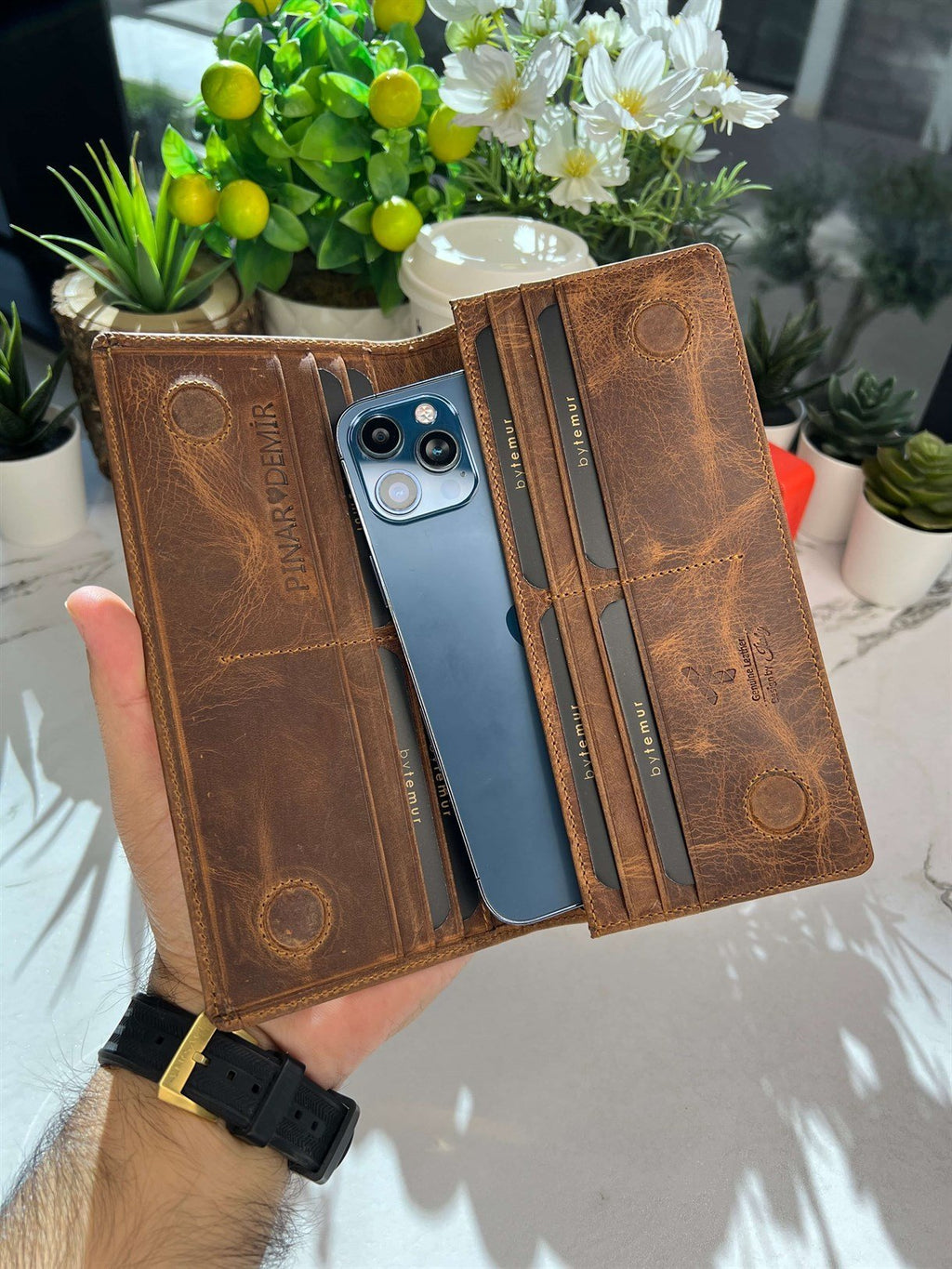 LUXE LEATHER LONG WALLET FOR MEN